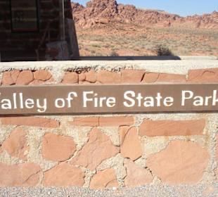 Eingang Valley of fire