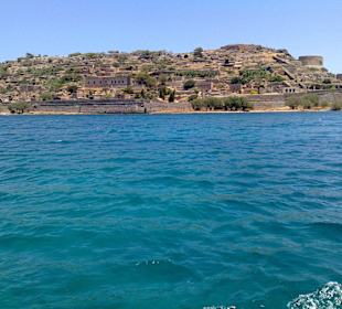 Blick auf die ehemalige Lebrainsel Spinalonga