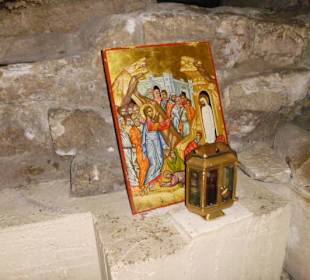 Ikone in der Krypta
