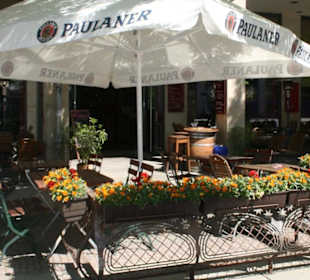 Terrasse vorm Restaurant