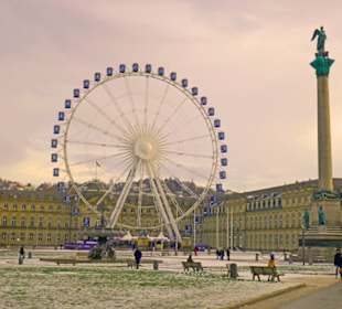Riesenrad vor dem Neuen Schloß