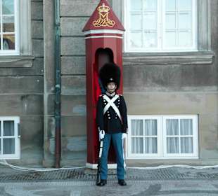 Wache im Schloßhof