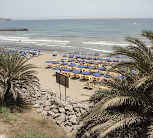 Blick auf den Strand