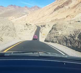 Blick aus dem Auto auf den Drive