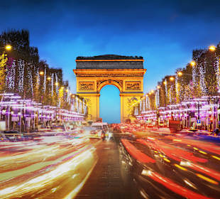 Walking on Champs Elysees