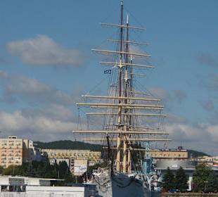 Ein Segelschiff, das man besichtigen kann