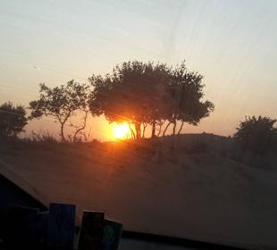 Sonnenuntergang in den Bergen