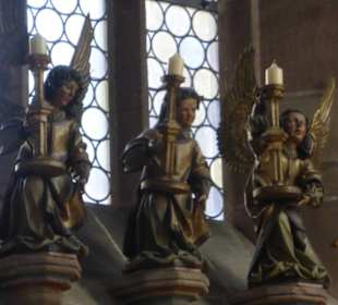 Frauenkirche: Eindrücke aus dem Kircheninneren