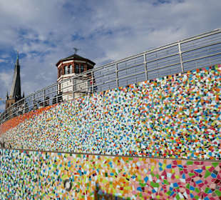 Das Neue Mosaikkunstwerk Rheinterrasse