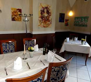 Blick in die Gasträume des Restaurant Raffaello