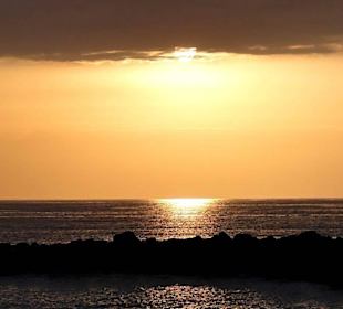 Playa de las Americas - zachód słońca.
