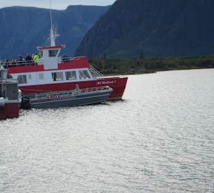 Die Schiffe warten auf Gäste