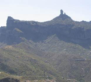 Roque Nublo vom Bentayga aus gesehen