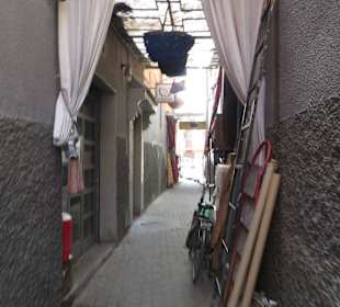 Unterwegs in der Altstadt von Marrakesch