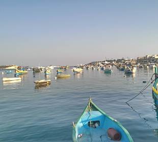 Colorful boats of Malta