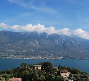 Der Gardasee vom Berg aus betrachtet