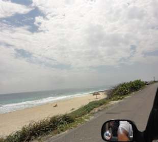 Fahrt der Küste entlang