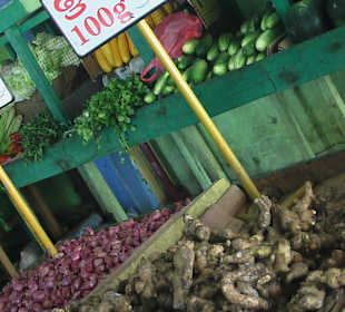 Zuviel Ingwer gestapelt