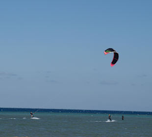 Kitesurfen im Januar