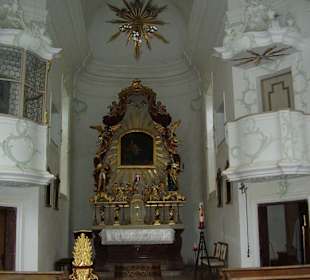 In der Kapelle Maria Brunneck auf dem Pass Lueg