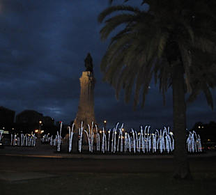 Weihnachtsbeleuchtung in Lissabon