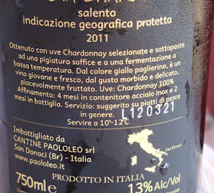 Apulischer Chardonnay