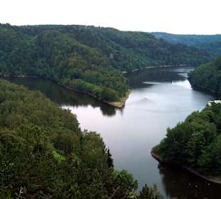 Blick auf die Rappbodetalsperre