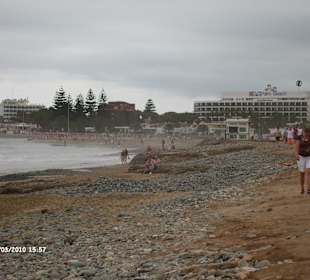 Strand von Maspalomas nach Winterstürmen