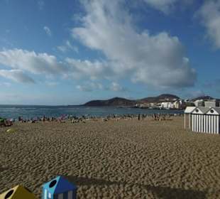 Las Canteras Strand um 19:00 Uhr