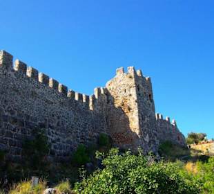 Burg von Alanya (Ic Kale) An&/Abfahrt