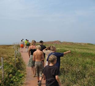 2,7 km langer Rundweg um die ganze Insel...