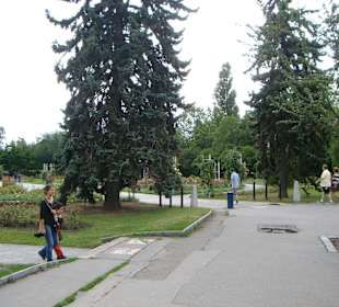 Parkanlagage auf dem Berg