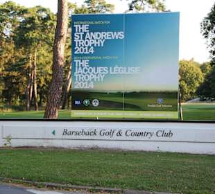 Willkommensgruß im Barsebäck Resor