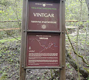 Tablica informacyjna - Vintgar