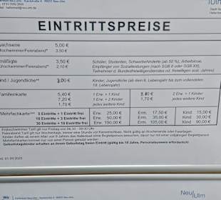 Eintrittspreise