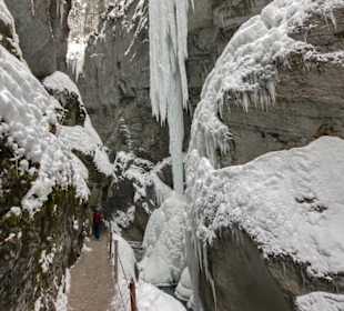 Schnee & Eis in der Partnachklamm