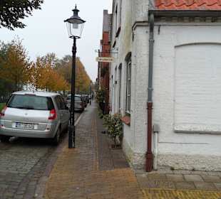 Die Häuser am Hafen