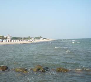 Der Blick von der Seebrücke aus