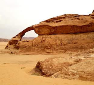 Wüstenlandschaft Wadi Rum