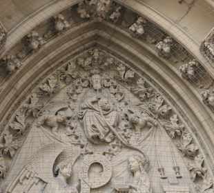 Nordportal Marienkapelle Wie Maria schwanger wurde
