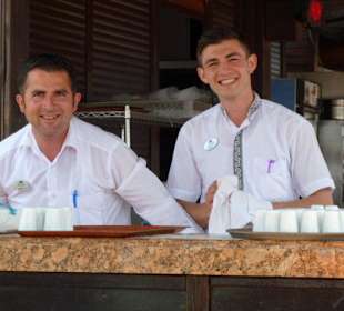 Super Service an der Beachbar