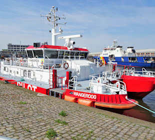 Lotsenboot im Neuen Fischereihafen