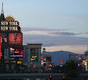 Der Strip in der Dämmerung