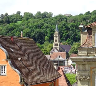 Blick von der Freitreppe