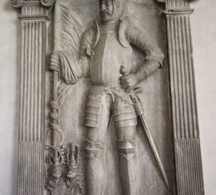 Epitaphe im Kreuzgang Kloster Neustift