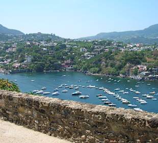 Blick von Burg von Aragon