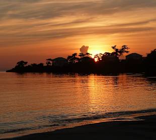 Sonnenuntergang am Strand