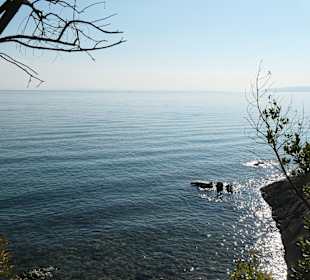 Promenaden-Bummel auf der Lungomare bei Opatija