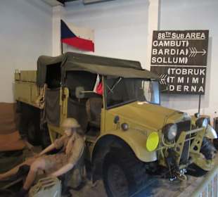 In den Hallen des Militärmuseums Lesany