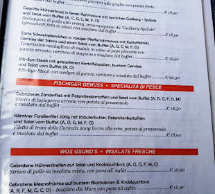 Speisekarte